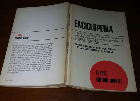 Enciclopedia o dizionario ragionato delle scienze, delle arti e dei mestieri. - copertina