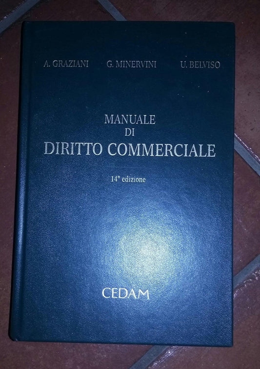 Manuale di diritto commerciale - copertina