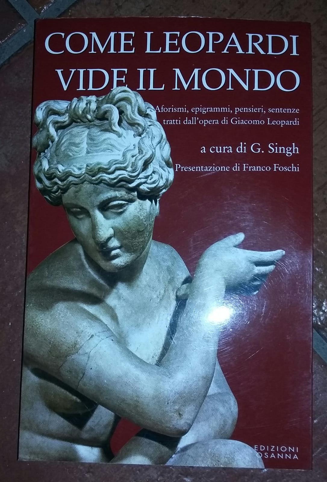 Come Leopardi vide il mondo - copertina