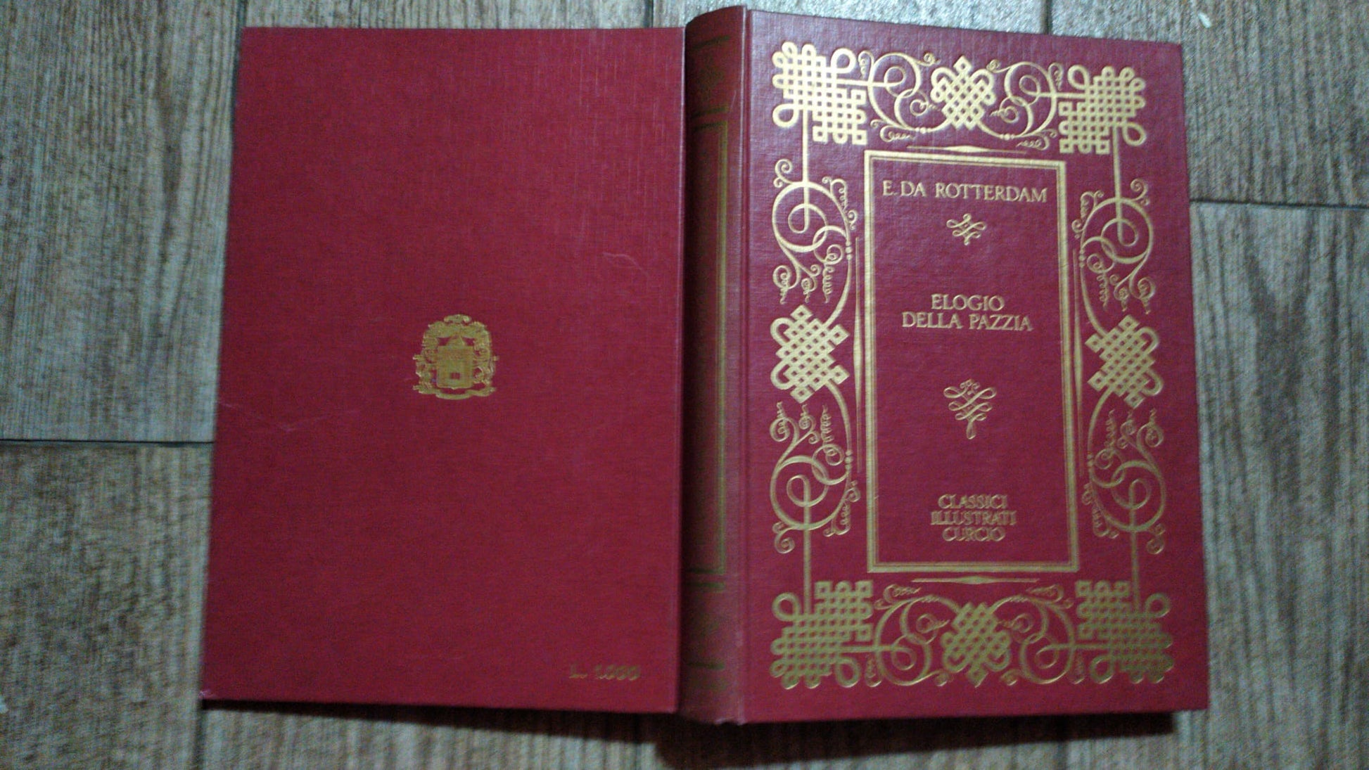 Elogio della pazzia. I classici illustrati Curcio 4 - copertina