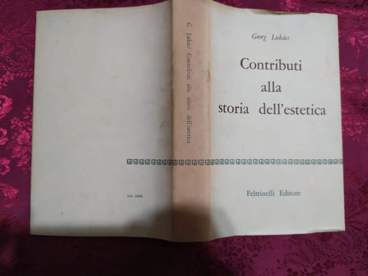 Contributi alla storia dell'estetica - copertina