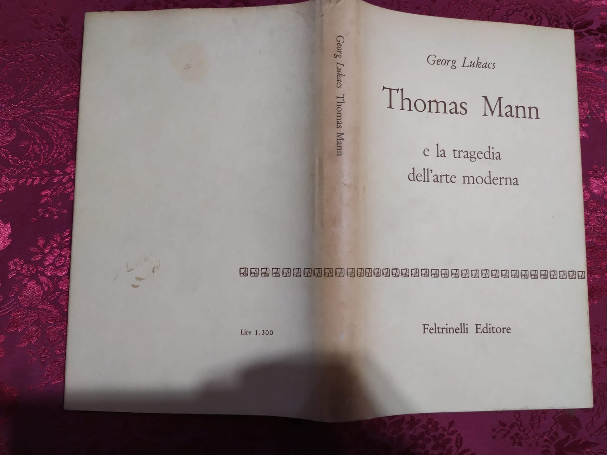 Thomas Mann e la tragedia dell'arte moderna - copertina