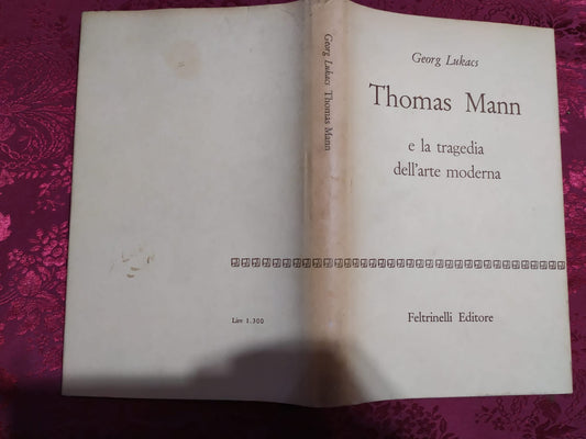 Thomas Mann e la tragedia dell'arte moderna - copertina