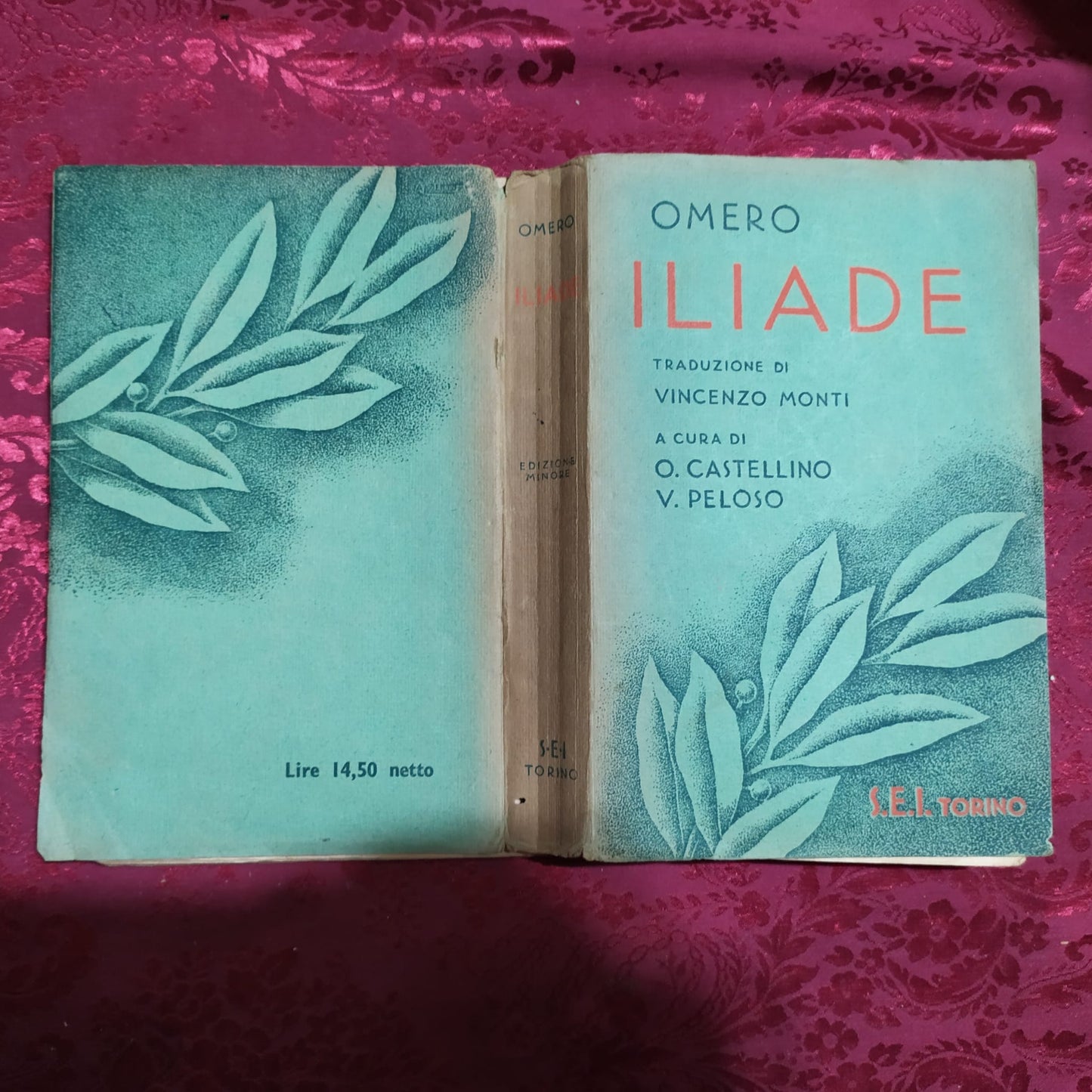 Iliade Omero - copertina