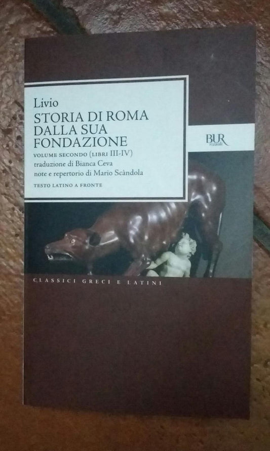 Storia di Roma e la sua fondazione Vol.II - copertina