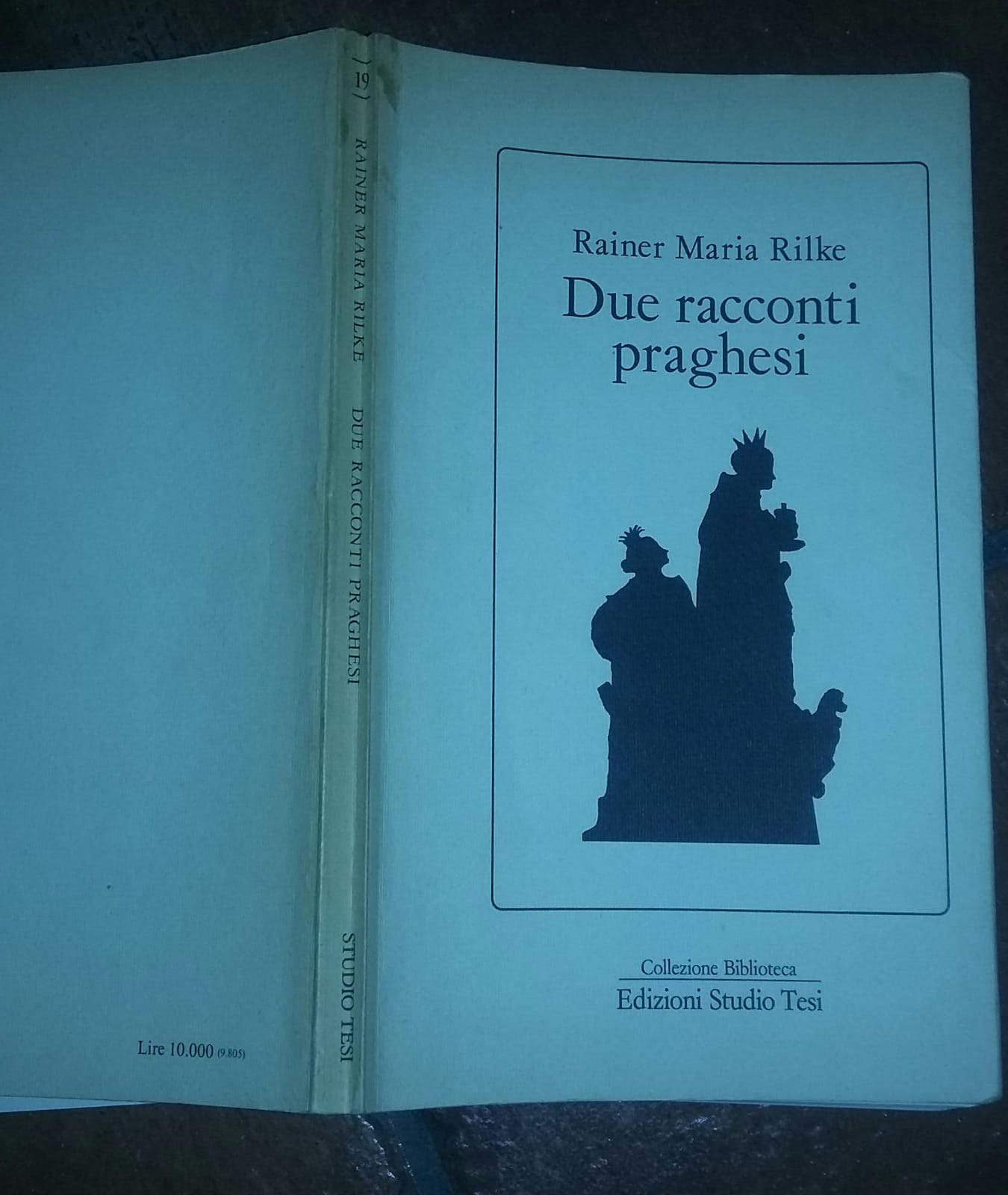 Due racconti praghesi - copertina