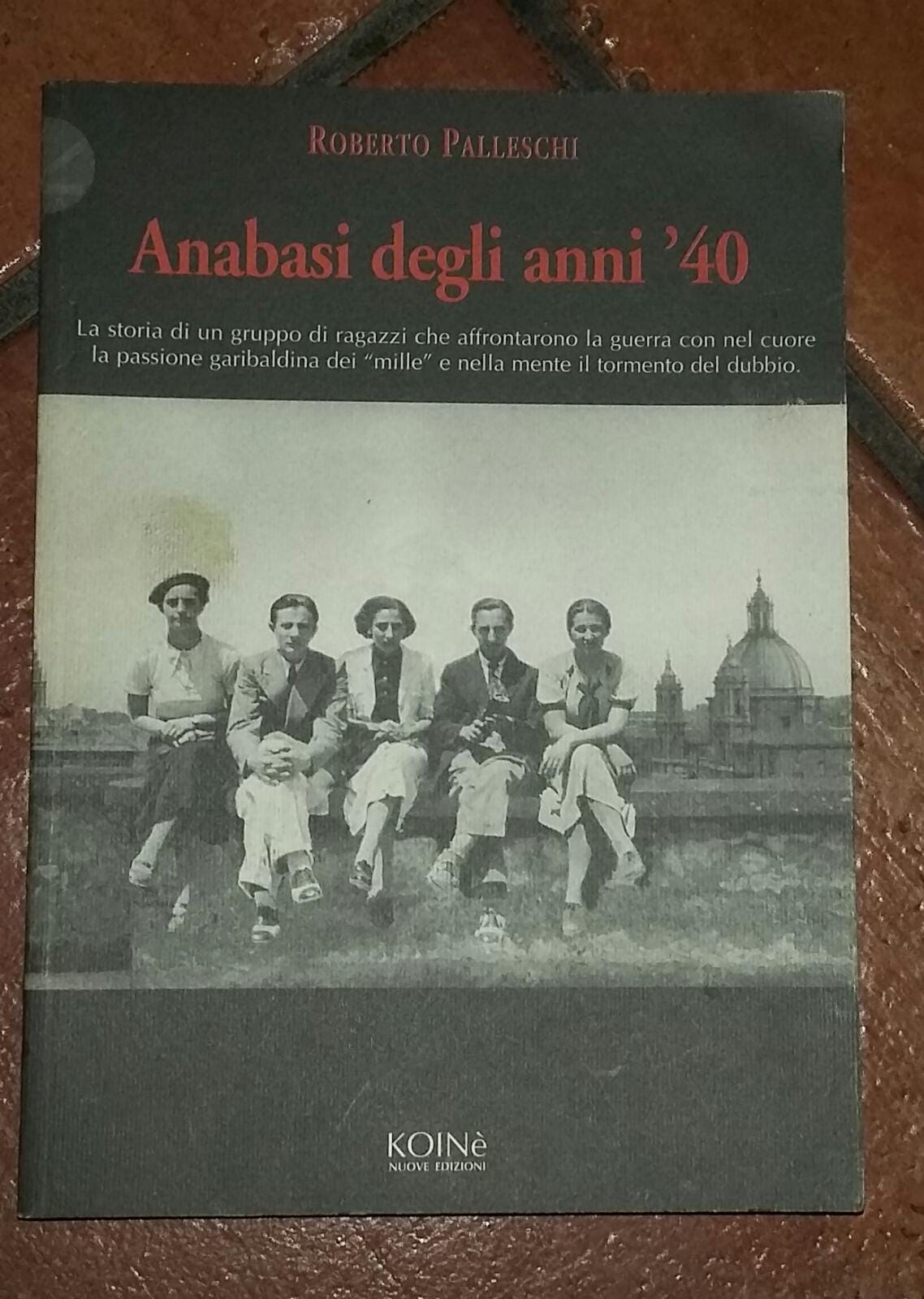Anabasi degli anni '40 - copertina