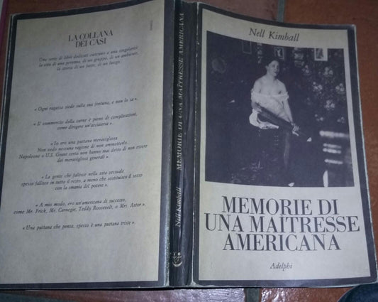 Memorie di una maîtresse americana - copertina