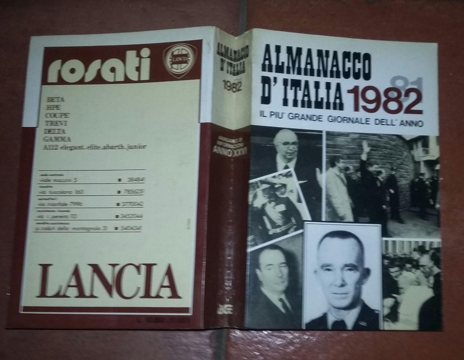 Almanacco d'Italia 1982.Il piu' grande giornale dell'anno - copertina