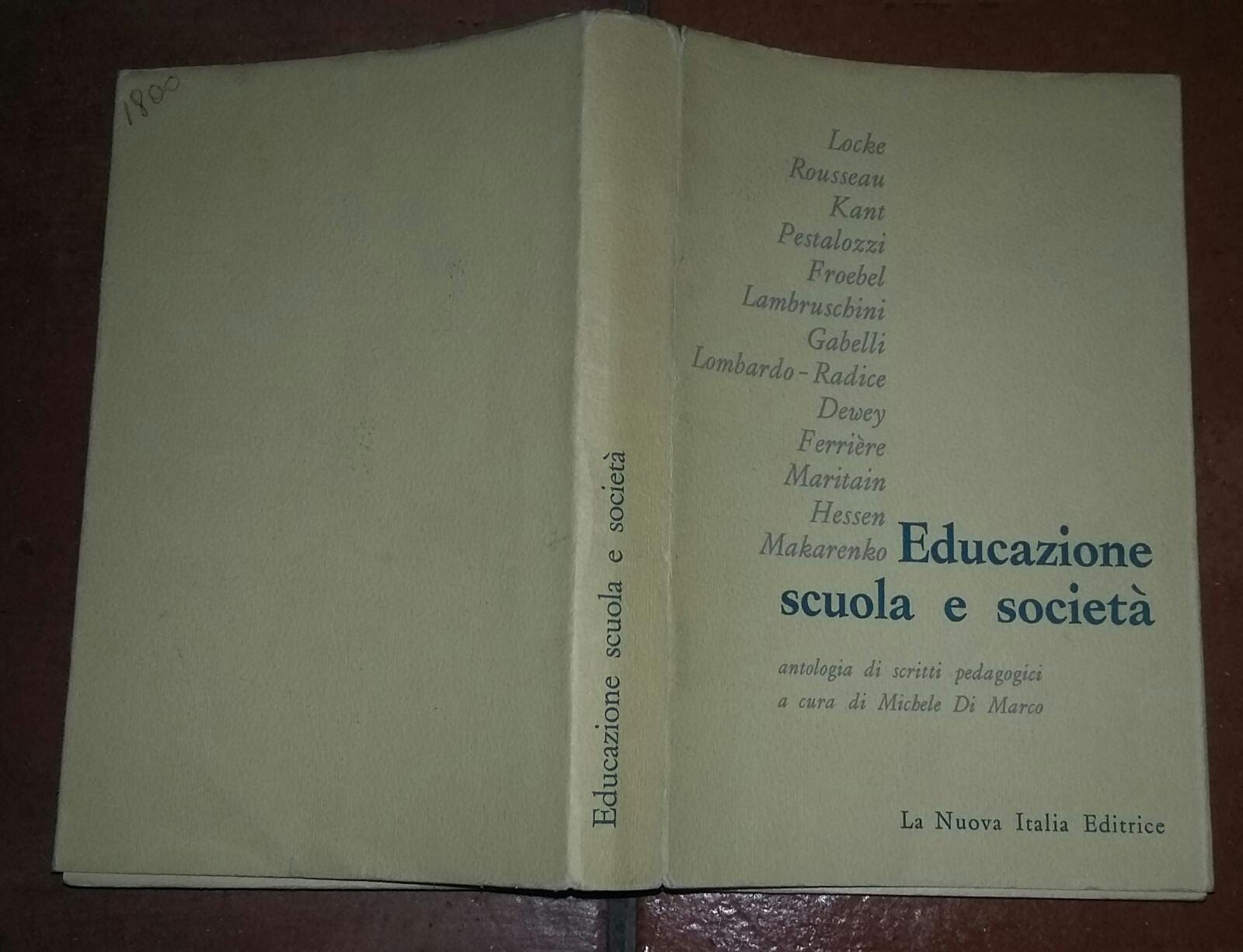 Educazione, Scuola e Società - copertina
