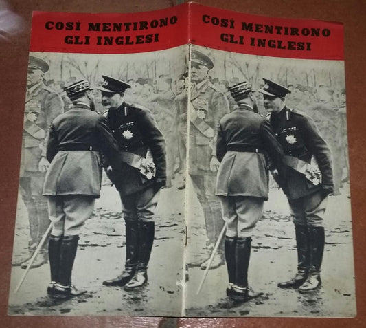 Cosi mentirono gli inglesi.Notizie inglesi sulla campagna in occidente. - copertina