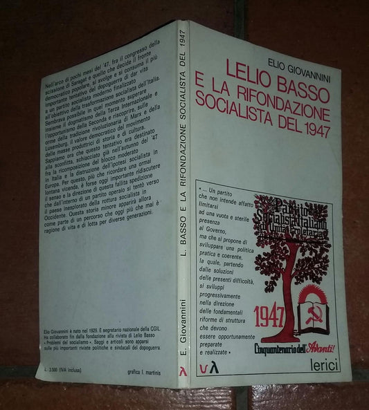 Lelio Basso e la rifondazione socialista del 1947 - copertina