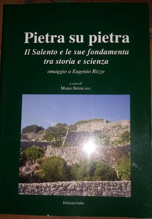 Pietra su pietra. Il Salento e le sue fondamenta tra storia e scienza. Omaggio a Eugenio Rizzo - copertina