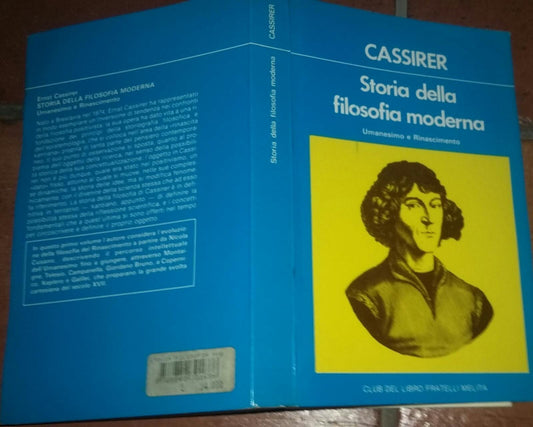 Storia della filosofia moderna.Umanesimo e Rinascimento.Volume primo - copertina