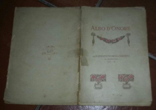 Albo d'Onore del R.Istituto tecnico e Nautico di Messina 1915-1918 - copertina
