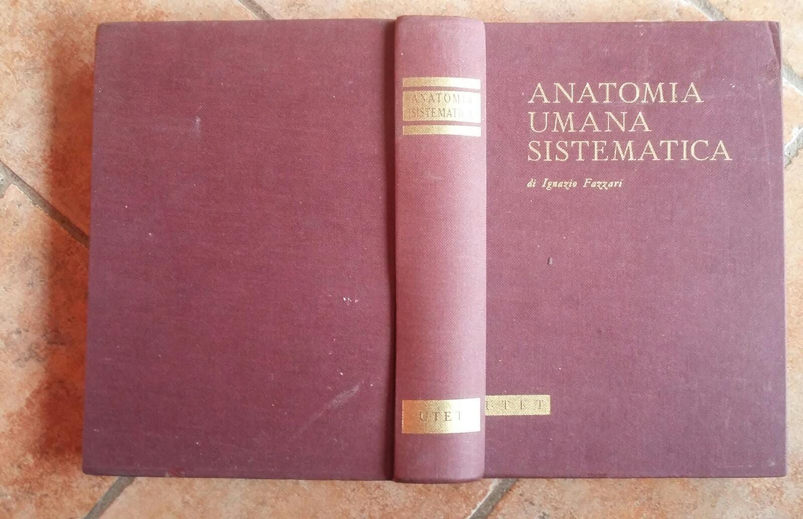 Anatomia umana sistematica - copertina