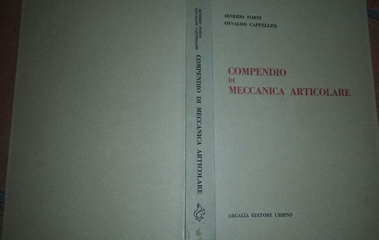 Compendio di meccanica articolare - copertina