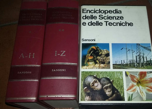 Enciclopedia delle scienze e delle tecniche.Volumi I II - copertina