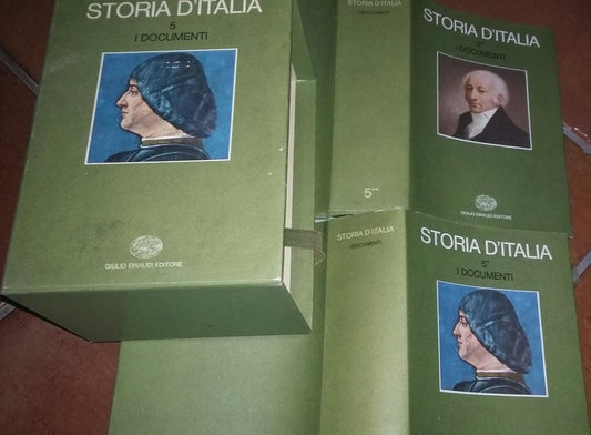 Storia d'Italia 5.I documenti - copertina
