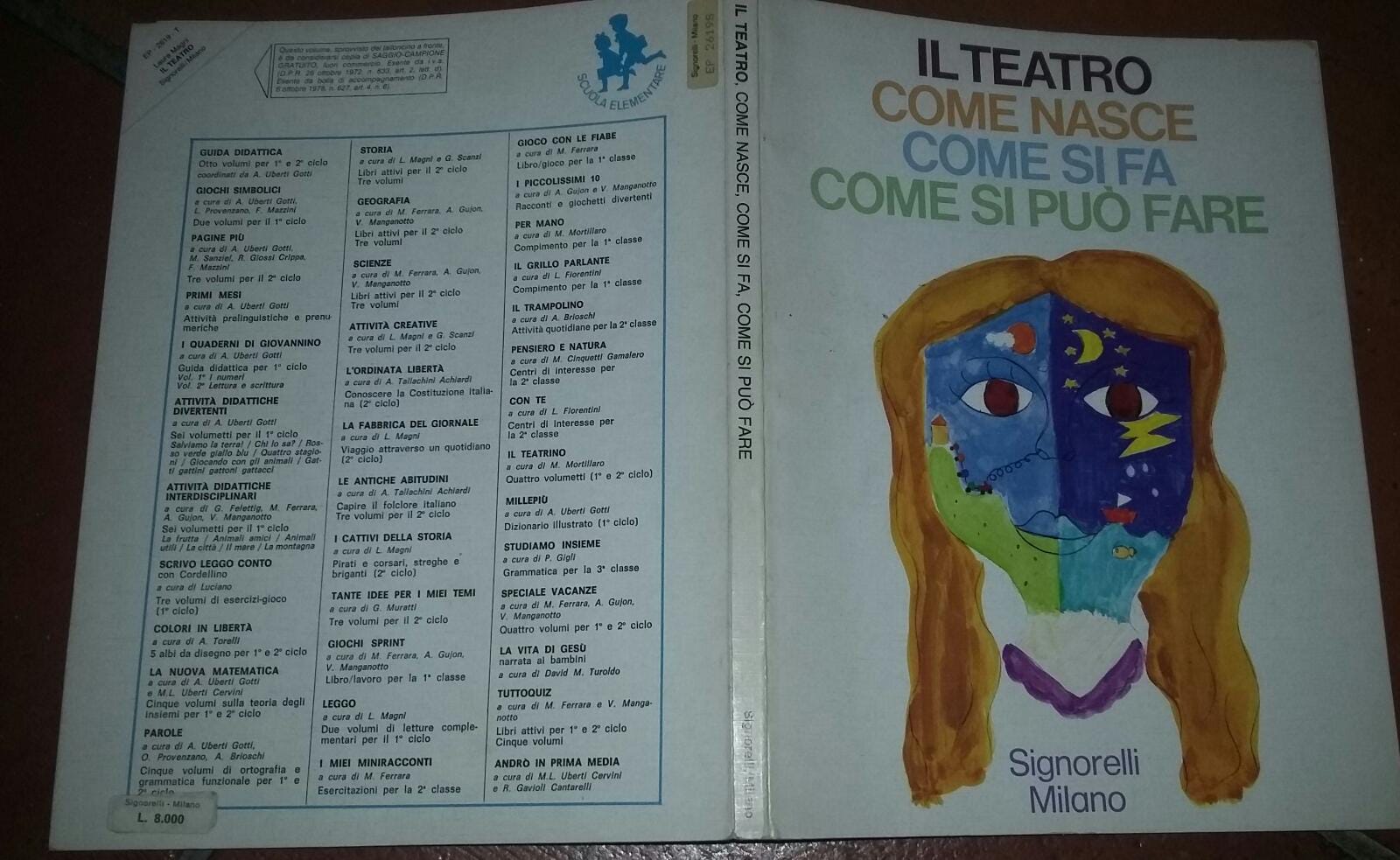 Il teatro come nasce come si fa come si puo' fare - copertina