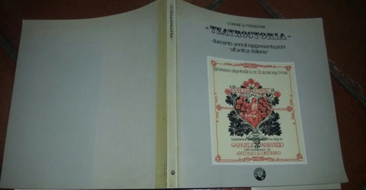 Teatro storia  Duecento anni di rappresentazioni all'antica italiana - copertina
