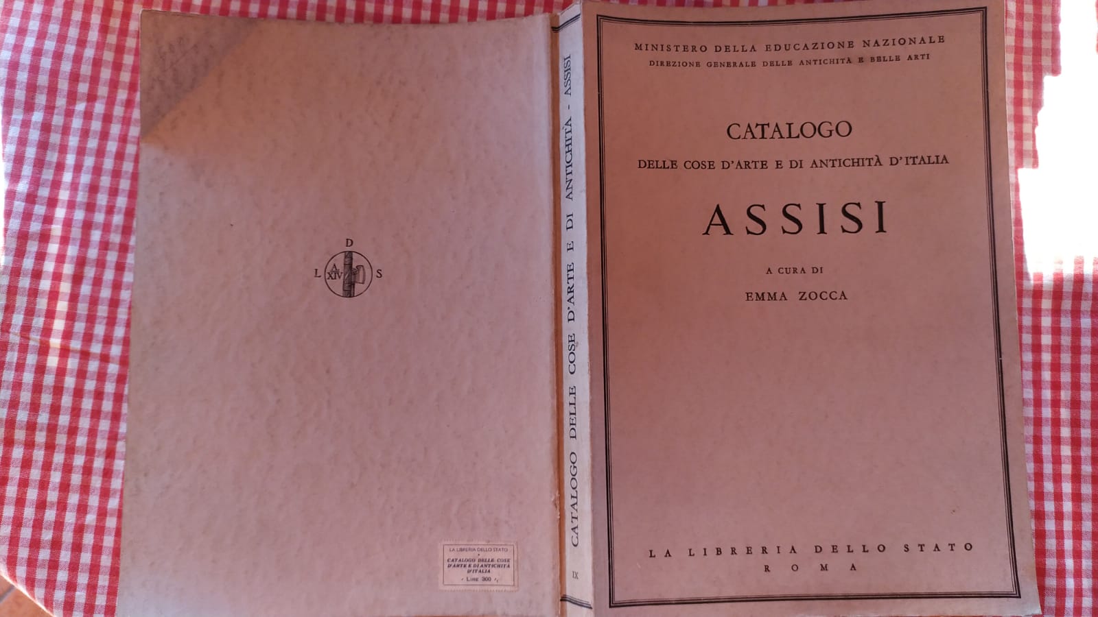 Catalogo delle cose d'arte e di antichita' d'Italia. Assisi - copertina