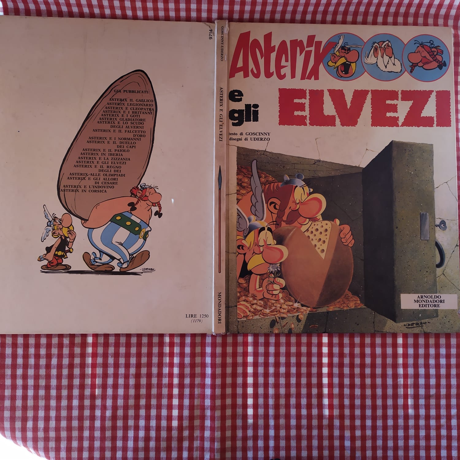 Asterix e gli Elvezi - copertina