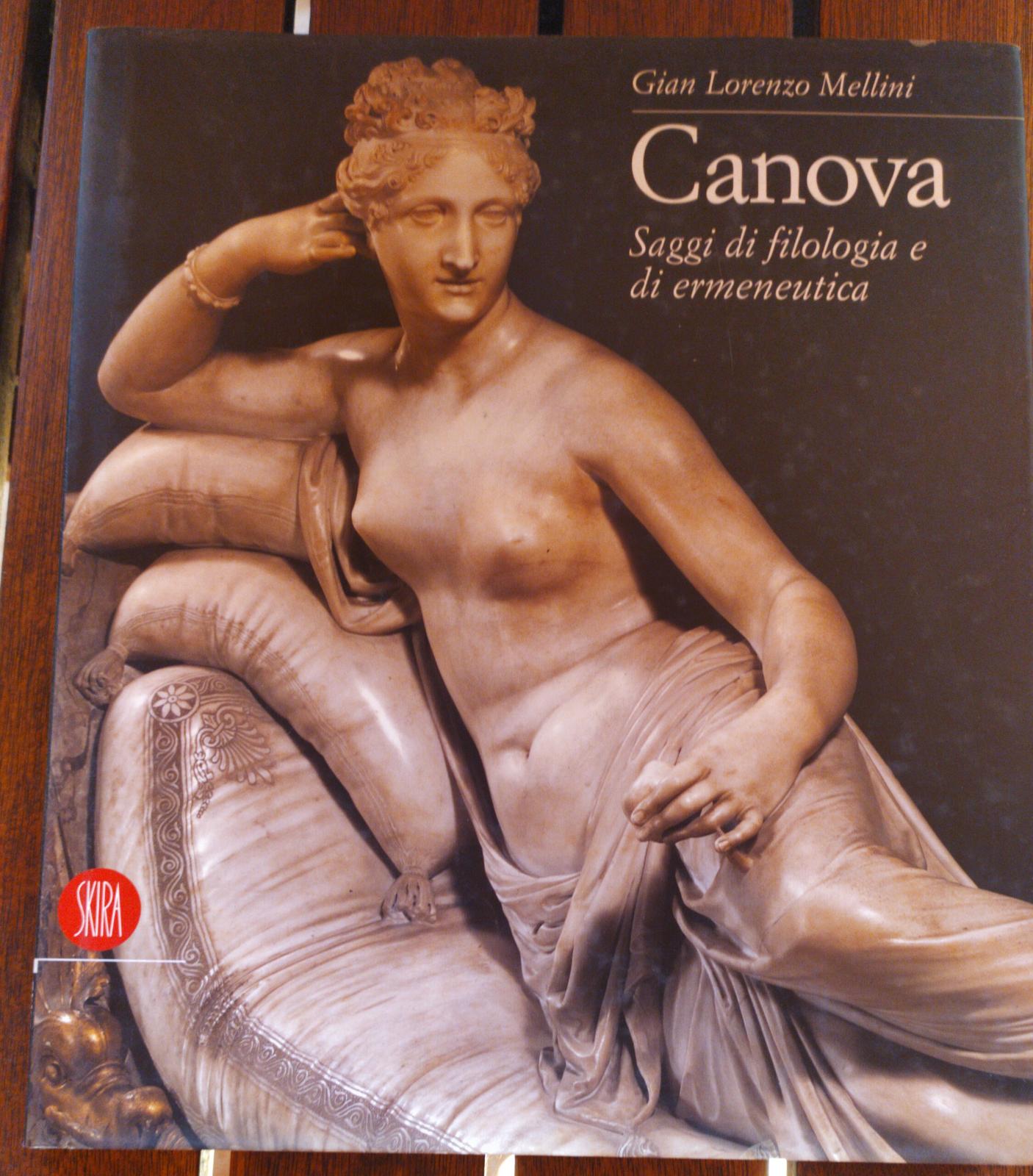 Canova. Saggi di filologia e di ermeneutica - copertina