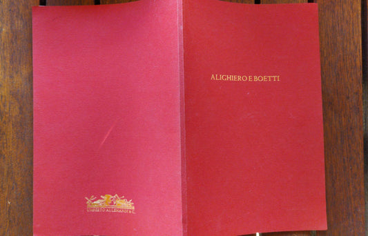 Alighiero e Boetti - copertina