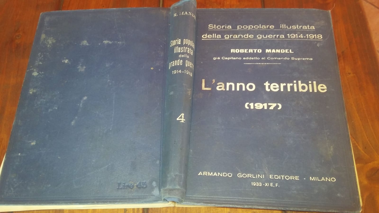 L'anno terribile  parte IV Storia illustrata della grande guerra 1914-1918 - copertina
