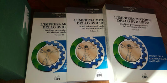 L' impresa motore dello sviluppo. Studi sui percorsi evolutivi del sistema produttivo vol.1 2 3 - copertina