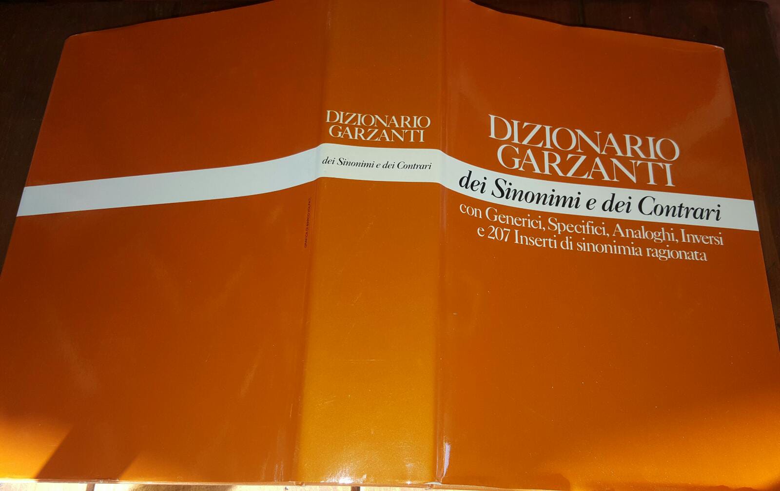 Dizionario Garzanti dei sinonimi e contrari - copertina