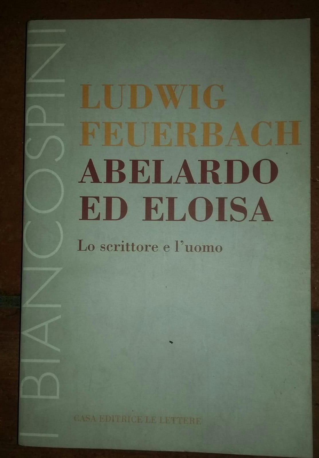 Abelardo ed Eloisa. Lo scrittore e l'uomo - copertina