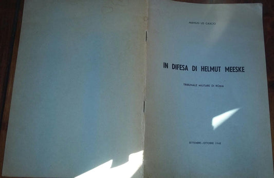 In difesa di Helmut Meeske - copertina