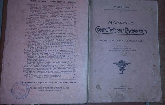 Manuale di Computisteria e Ragioneria - copertina