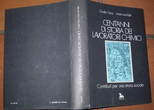Cent'anni di storia dei lavoratori chimici - copertina