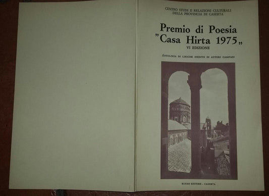 Premio di Poesia "Casa Hirta 1975" VI  edizione - copertina