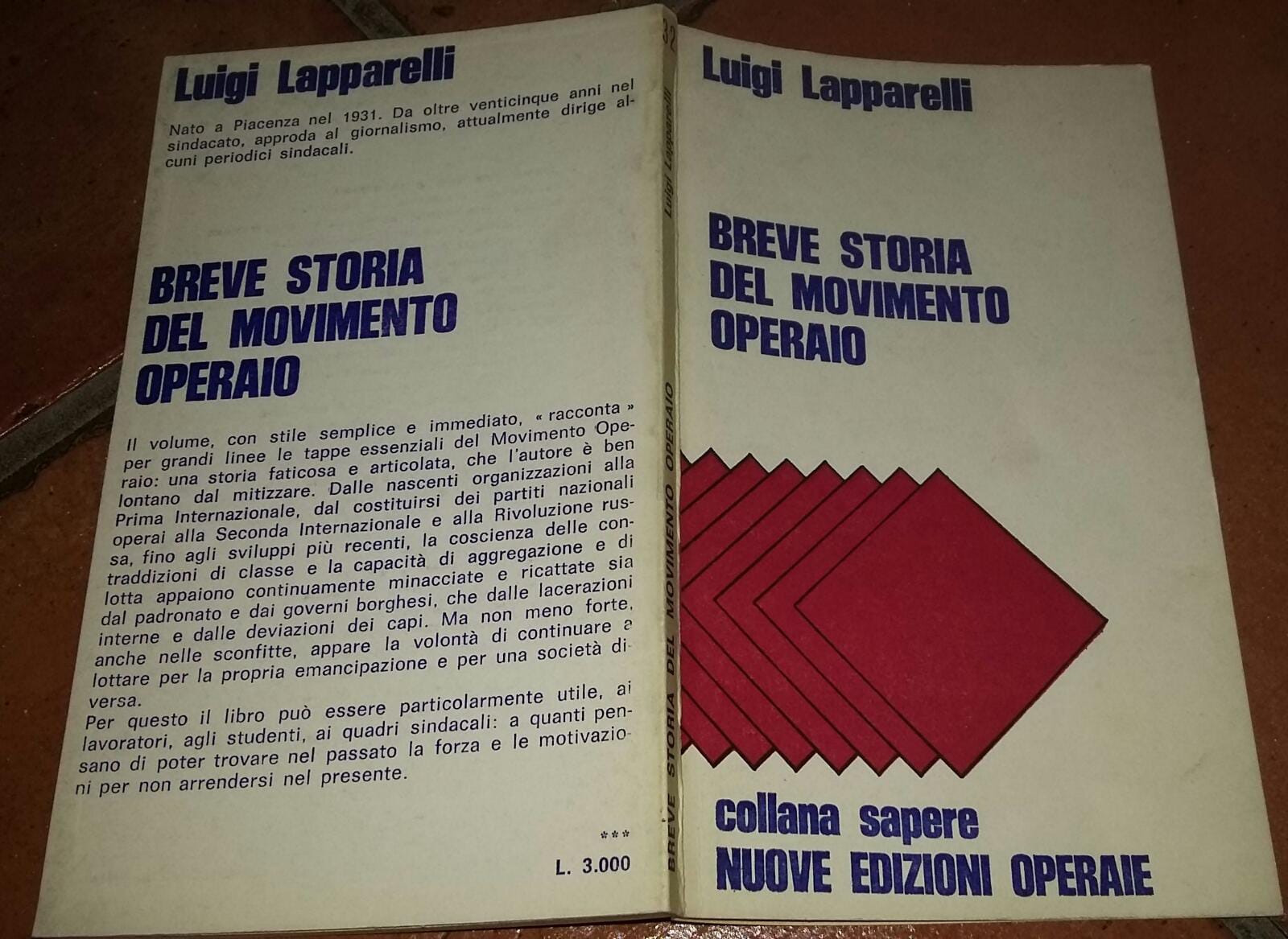Breve storia del movimento operaio - copertina