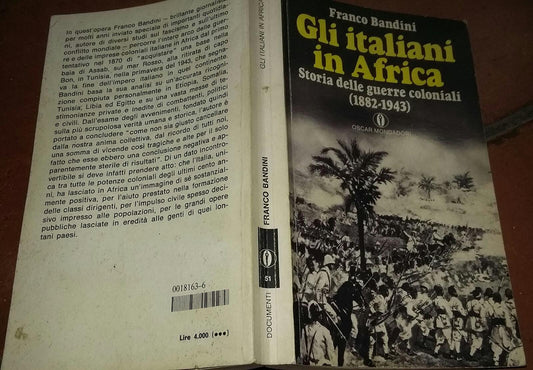 Gli Italiani in Africa Storia delle guerre coloniali (1882-1943) - copertina