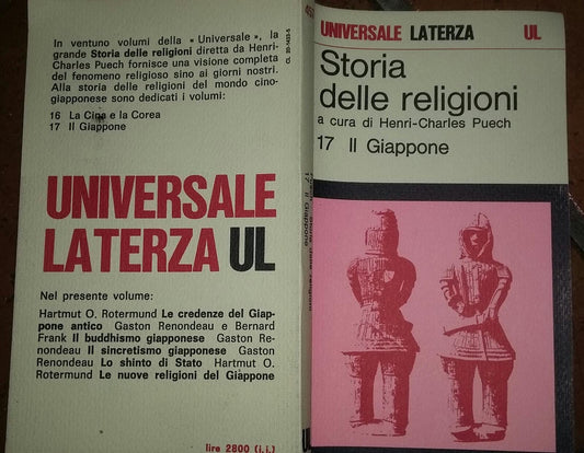 Storia delle religioni il Giappone Vol.17 - copertina