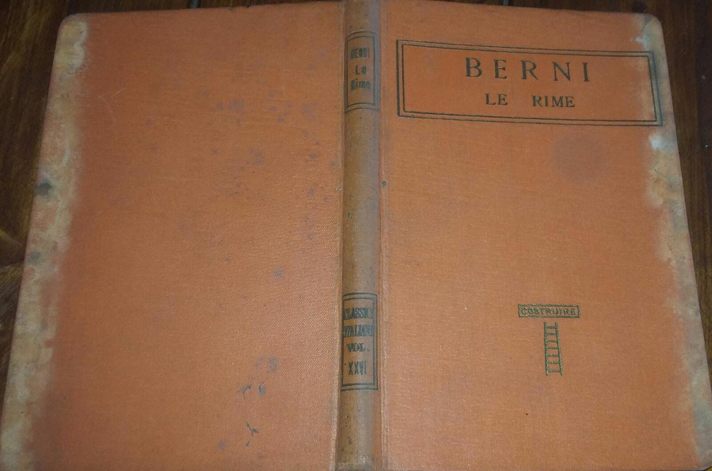 Classici italiani vol. XXVI:  Le Rime - copertina