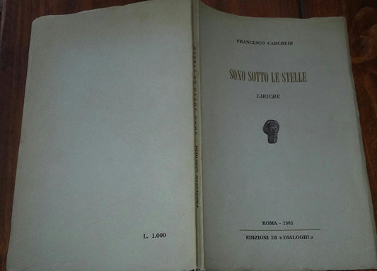 Sono sotto le stelle.Liriche - copertina