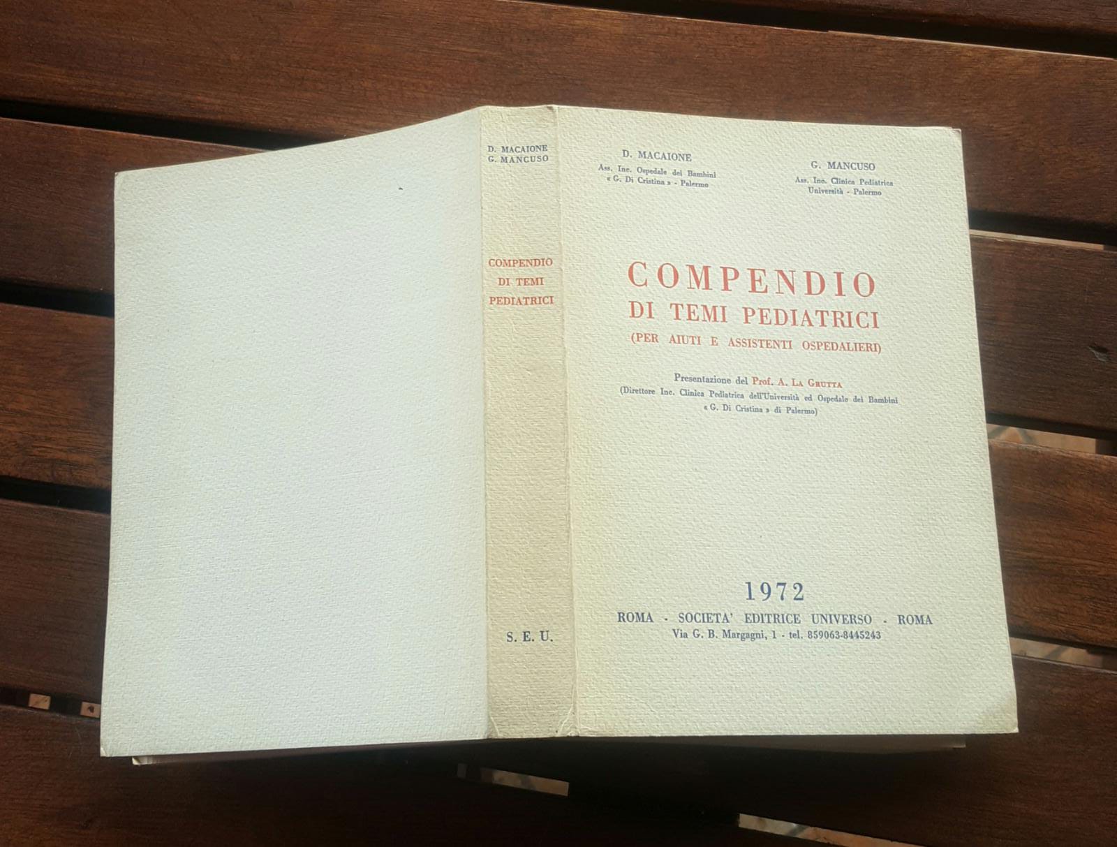 Compendio di temi pediatrici - copertina