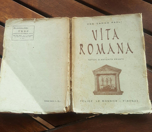 Vita romana .Notizie di antichita' private - copertina