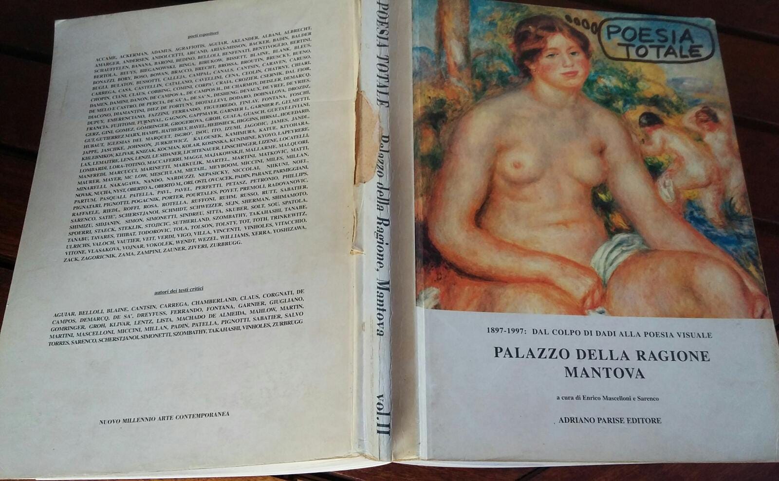 Poesia Totale - 1897-1997 : Dal  colpo di dadi alla poesia visuale  Vol II - copertina