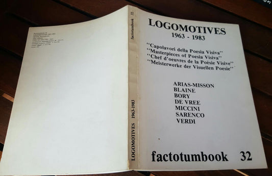 Logomotives 1963 - 1983 : "Capolavori della Poesia Visiva" / "Masterpieces of Poesia Visiva" - copertina