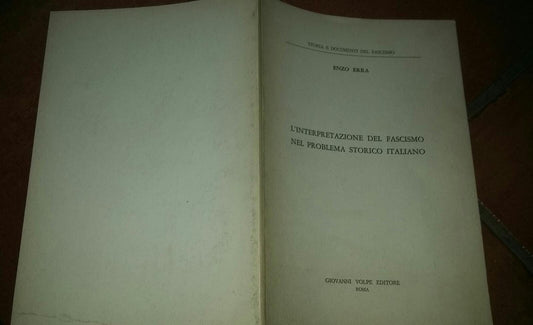 L'Interpretazione del fascismo nel problema storico italiano - copertina