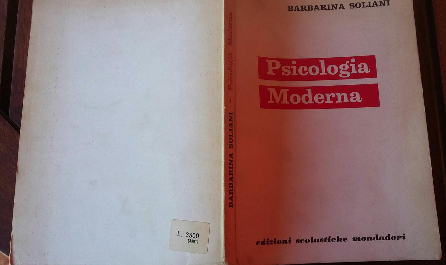 Psicologia Moderna - copertina