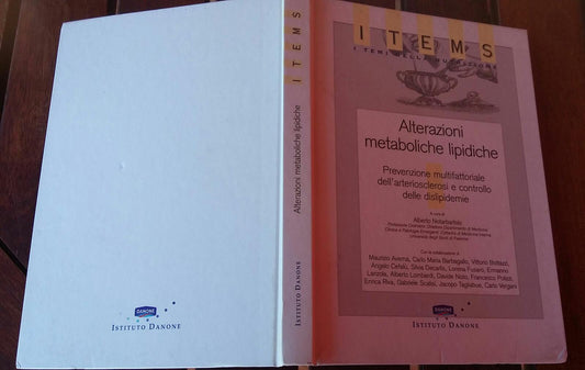 Alterazioni metaboliche lipidiche.Prevenzione multifattoriale dell'arteriosclerosi e controllo delle displipidemie - copertina