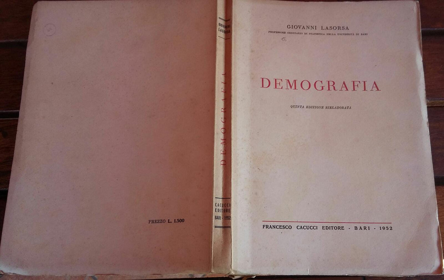 Demografia - copertina